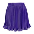 thumbnail image 4 of ShomPort Womens Elastic High Waist Pleated Ruffle Cute Mini Skirt Beach Flowy Casual Skirts, 4 of 4