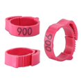 thumbnail image 3 of 100 Pcs Chicken Foot Ring Adjustable Size Poultry Leg Number Tag Buckle, 3 of 4