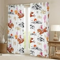 thumbnail image 2 of Homewish Pink Western Cowgirl Black Out Curtains for Kid, Farmhouse Horse Animal Curtains Pack of 2 (42x63 Each), Cartoon Cactus Plant Bedroom Curtains, Curtains and Drapes Decor, 2 of 6