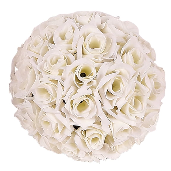 Flower Balls Rose for Centerpieces Wedding, Fake Rose Flowers Arrangements Bouquet Home Party Room Table DIY Decorations, 1 Pcs, 11.81 Inches