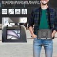thumbnail image 5 of Dteck Kids Case for iPad Air 11 inch 2024,iPad Air 11 inch 2025 Heavy Duty Silicone Case Hand Grip 360° Rotatable Stand Shockproof Kickstand Cover with Shoulder Strap,Black, 5 of 8