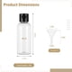 thumbnail image 4 of Botellas de viaje Lnrueg de plástico de 60 ml con tapa abatible, paquete de 100, 4 of 6