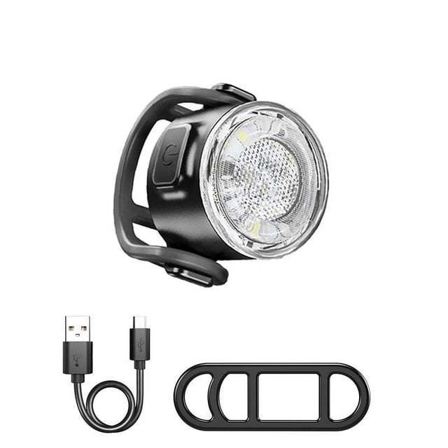 SUTENGDA 1 set USB Rechargeable Bike Light Set - Front Headlight and Back Taillight for Safe Night Cycling - Portable and Rotatable Bicycle Lighting Accessories