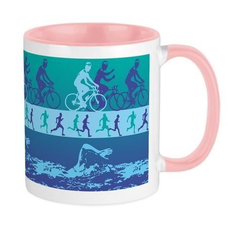 

CafePress - Triathlon Mug - Ceramic Coffee Tea Novelty Mug Cup 11 oz