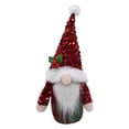 thumbnail image 2 of Décorations de Noël Ornement de Bureau Poupée en Tissu Sans Visage à Sequins Rouges – un Ornement Décoratif Époustouflant pour la Maison Ou les Expositions Conçu avec des Matériaux et des Détails Artistiques, 2 of 7