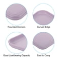 thumbnail image 3 of Unique Bargains 15x11' Fast Food Tray, 3 Pack PP Plastic Reusable Multi-Purpose Non-Slip Serving Tray Purple, 3 of 5
