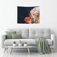 thumbnail image 5 of Kdxio Casino Poker Chips Wall Hanging Tapestries Banner For Bedroom College Dorm Home Living Room Party Decor 29X37 In, 5 of 8