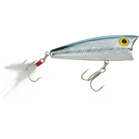 UPC: 0020554035617 | Rebel Magnum Pop-R 1/2 oz Fishing Lure – Silver/Blue