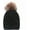 Black, variant on Wool Knitted Hat Winter Beanie Hats for Women Warm Soft Slouchy Skully Cap