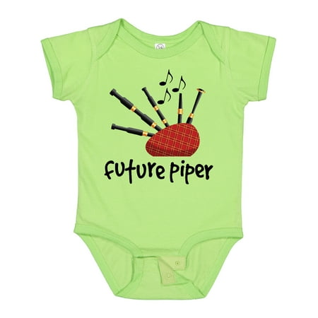 

Inktastic Bagpiper Kids Future Piper Gift Baby Boy or Baby Girl Bodysuit