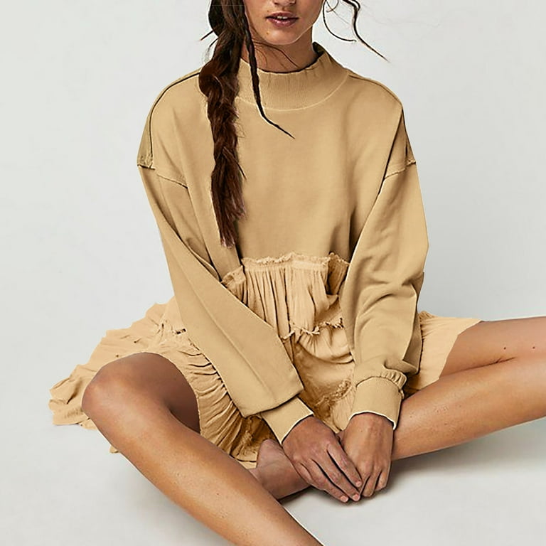 knee length dresses for ladies Sorrel Long Sleeve Mini Dress main image 0