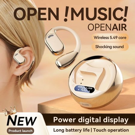 2024 new Bluetooth earphones M76 non in ear open OWS bone conduction high-quality long battery life 5.4