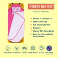 thumbnail image 3 of Wildkin Modern Nap Mat with Elastic Corner Straps for Toddler Boys and Girls, Daycare and Preschool (Magical Unicorns Pink), 3 of 8