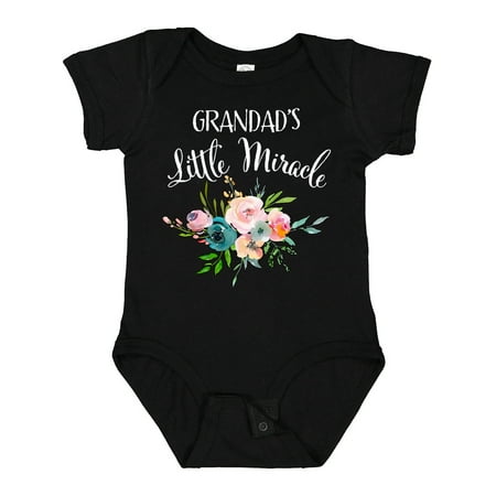 

Inktastic Grandad s Little Miracle Gift Baby Boy or Baby Girl Bodysuit