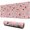 Pink Cow Milk, variant on Long Mouse Pads for Desk,White Cow Strawberry Pattern Desk Mats on Top Of Desks, Desk Mouse Pad Extra Large with 3mm Non-Slip Base and Stitched Edge for Gaming,Office,Work,Home 31.5"x11.8"