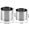 thumbnail image 2 of Aros para tartas Jtuxcke, 6 piezas, acero inoxidable, 5 cm, antiadherentes, 2 of 6