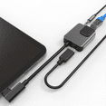 thumbnail image 3 of 3 In1 USB Type-C Adapter with 3.5mm Audio Jack 1000Mbps RJ45 Ethernet with PD3.0 Fast Charging for Gaming Phones,1 * Network adapter, 3 of 6