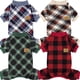 thumbnail image 1 of Pijama XPUDAC para perros pequeños y gatos, XL, rojo y verde caqui, 1 of 5