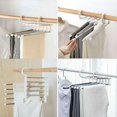 thumbnail image 4 of 1 Pcs Porte-Pantalons Pliant Multifonctionnel Noir, Rangement pour Garde-Robe, 4 of 5
