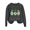 thumbnail image 4 of Luxalzxs Womens Round Neck St. Patrick's Day Printed Long Sleeve Top Hoodless Sweatshirts, 4 of 4