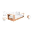 thumbnail image 2 of Meridian Furniture Tulum Off White Water Resisting Outdoor Sofa, 2 of 8
