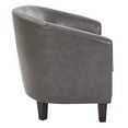 thumbnail image 4 of OSP Home Furnishings Ethan Fabric Tub Chair with Dark Espresso Wood Legs, 4 of 4