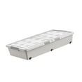 thumbnail image 1 of Caja de almacenamiento debajo de la cama, contenedor de almacenamiento debajo de la cama, organización multifuncional con cubierta para libros, juguet 100CMX50CMX17cm, 1 of 8