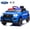 Blue, variant on TULILLO 12V Licensed Ford Police Powered Ride on Car with Remote Control, Electric Police Car for Ages 3-8, Black