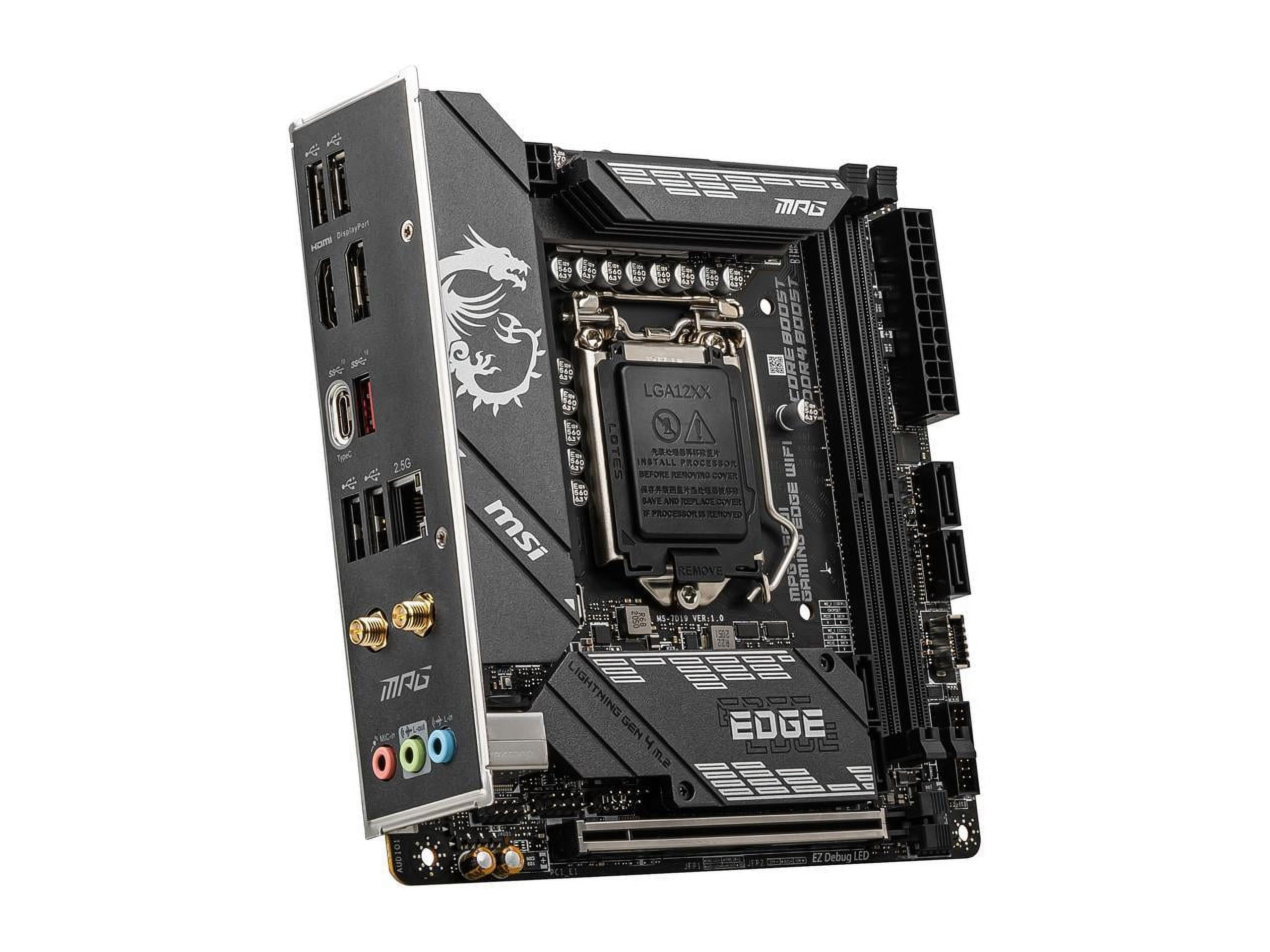 MSI MPG B560I GAMING EDGE WIFI LGA 1200 Intel B560 SATA 6Gb