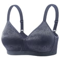 thumbnail image 2 of YHAJDS Womens Everyday Wireless Bras Push Up Lightly Padded Lace Daily Wear, 2 of 5