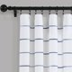 thumbnail image 2 of Paneles de cortina de ventana de algodón teñido con hilo de rayas Ombre Azul marino / Multi 40x63 Set Lush Decor 16T007507, 2 of 2