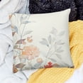 thumbnail image 2 of BANET Fall Throw Pillow Covers , Autumn Pumpkin Leaves Square Thanksgiving Farmhouse Pillowcase Hidden Zipper Cushion Cover for Sofa Bed Couch Home Decor 24x24in, 2 of 5