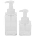 thumbnail image 1 of MasteelfCA 2Pcs Mousse-foam Bottles Travel Refillable Bottles Lotion Containers (White), 1 of 8
