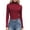 Wine Red, variant on Zeagoo Women's Turtleneck Long Sleeve Tops Lightweight Base Layer T-Shirts Solid Slim Fit Thermal Top