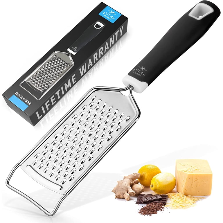 Cheese Microplane Lemon Zester Stainless Steel Hand Grater - Mini Microplane For Cheese ...