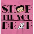 thumbnail image 2 of Betty Boop Shop till You Drop Funny Women Crewneck Sweatshirt Brisco Brands S, 2 of 6