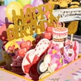 thumbnail image 4 of Happy Birthday Popup Card Sweet Birthday Greeting Card Birthday Gift Cards Unique Funny Birthday Gift for Women Man, 4 of 7