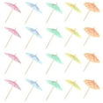thumbnail image 3 of WASHWEPE Umbrella Toothpicks Cocktails Cocktail Parasol Picks Mixed Color 50Pcs, 3 of 8