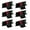 Black red, variant on IR40T Compatible Black Rollers 6PCS/SET for IR40T Calculator Enhances Accuracy in Calculations