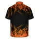 thumbnail image 5 of Camisetas de Manga Corta de los Hombres Casual Gradiente Solapa Botón Arriba Camiseta, Top Ligero para el Hogar, Uso Diario Y Cómodo, 5 of 5