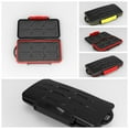 thumbnail image 4 of Estbridge Durable Waterproof Memory Card Case - Holds 24 SD/TF Cards  Hard ABS Shell with Secure Slots  Includes Carrying Strap  Black & Yellow Options, 4 of 6