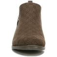 thumbnail image 4 of Dr. Scholl's Shoes Womens Rate Zip Faux Suede Almond Toe Ankle Boots, 4 of 9