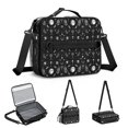 thumbnail image 5 of Moon and Leaf Gothic Pattern Insulated Lunch Bag with Shoulder Strap and Bottle Holder,Bento School Lunch Bag Box,11x9.5x3.5 Inches, 5 of 5