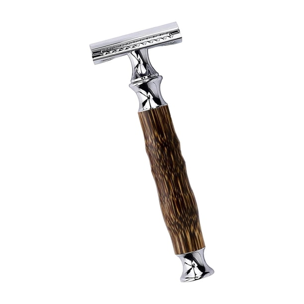 Afeitadora de facial, de doble, uso diario, de barba, de bambú, maquinillas de afeitar manuales para regalos , Salvador Maquinilla de afeitar manual