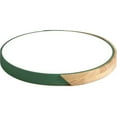 thumbnail image 1 of Lámpara de techo LED, 18 W, 3 temperaturas de color, luces de techo de madera para dormitorio, lámpara de techo circular moderna para cocina, sala de estar, pasillo, verde, 1 of 5