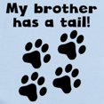 thumbnail image 2 of CafePress - My Brother Has A Tail Body Suit - Long Sleeve Cotton Baby Bodysuit, 2 of 4