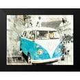 thumbnail image 2 of Sola, Bresso 24x19 Black Modern Framed Museum Art Print Titled - Hippie Van, 2 of 5