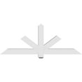 thumbnail image 4 of 60"W x 22 1/2"H x 4"D x 4"F, 9/12 Pitch, Kennewick Architectural Grade PVC Gable Bracket, 4 of 8