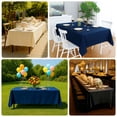thumbnail image 3 of EfavormartFire Retardant 60"x102" Rectangle Scuba Polyester Tablecloth – Black, Wrinkle Free, Stain Resistant Table Cover, 3 of 4