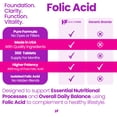 thumbnail image 5 of HealthFare Folic Acid 400mcg | 300 Veg Tablets | Folate Vitamin B9 | Vegetarian, Non-GMO, Gluten-Free | Made in the USA, 5 of 7